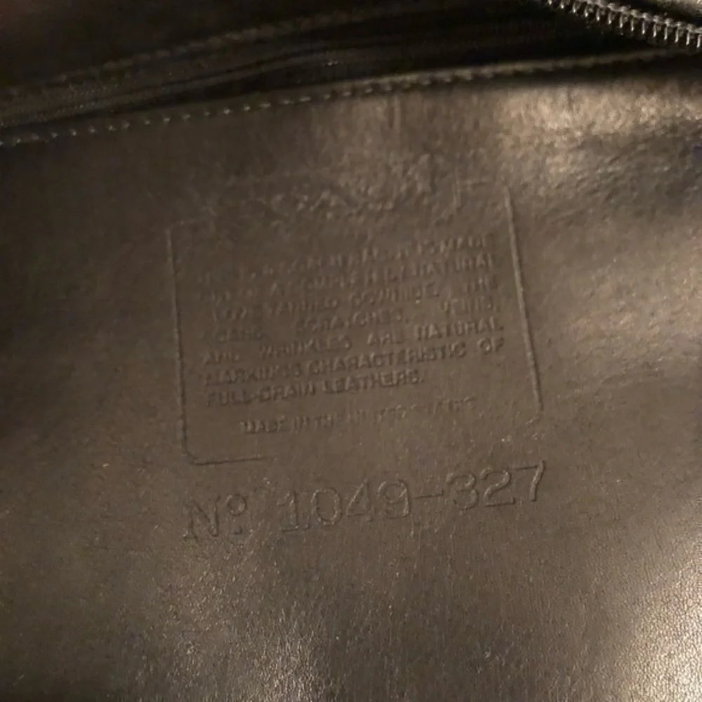 Coach black leather boulevard bag 4128 vintage bucket bag very rare - Picture 14 of 14